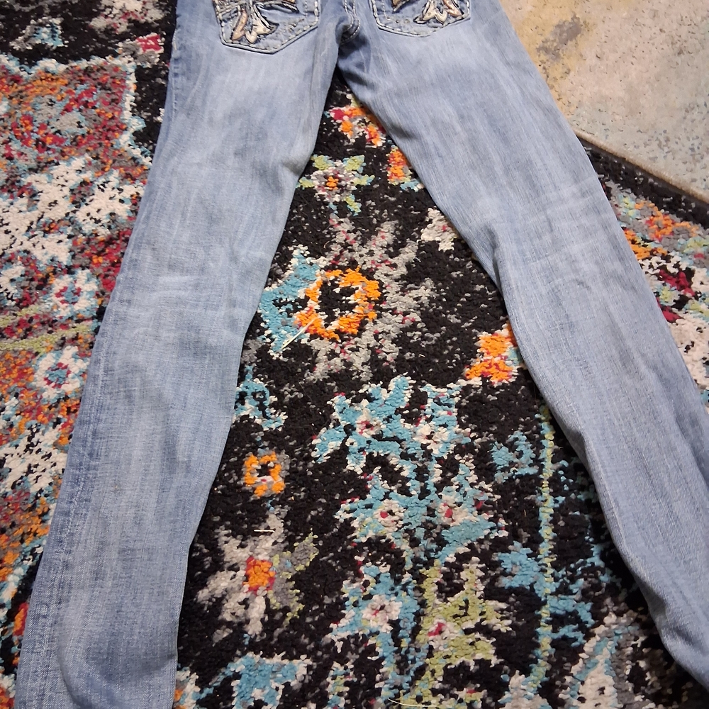 Miss Me Light Blue Skinny Jeans